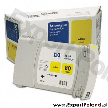 Tusz HP Nr 80 Yellow (C4848A)